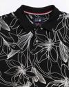 Men Floral Print Slim Fit Polo T-Shirt