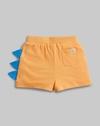 KNIT SHORTS WITH 3D DINO S, ORANGE, 6-9M