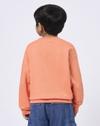 CREW NECK SWEATSHIRT, ORANGE, 11-12Y