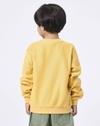 CREW NECK SWEATSHIRT, YELLOW, 7-8Y