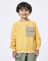 CREW NECK SWEATSHIRT, YELLOW, 7-8Y