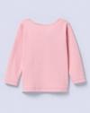 FULL LSEEVE RIB TEE WITH CH, PINK, 9-12M
