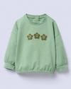 FULL SLEEVE 220 GSM WITH T, GREEN, 9-12M