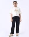BOXY FIT WAIST LENGTH T, OFF-WHITE, 4-5Y