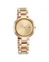6247WM01 Stunners Golden Dial Stainless Steel Strap Watch
