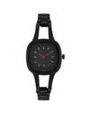 Women NP6147NM02 Black Dial Black Metal Strap Watch