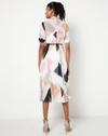 Geometric Print Fit & Flare Dress