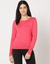 Ribbed Round-Neck Pullovers