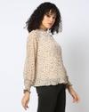 FIG TOPS, BEIGE, S