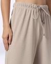 TEXTURED PANTS WITH DRAWCORD, STONE