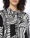 Neck Tie up Top, BLACK, XL