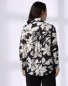 Long cuff aop stencil flo, JET BLACK, XS