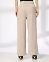 STRAIGHT PANTS WITH BUTTON D, BEIGE