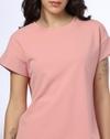 EXTENDED SHOULDER TOP, PEACH, XL