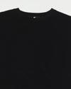BOXY FIT RHINESTONE EMBELLISHE, BLACK, M
