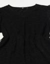 V neck Lace Dress with t, JET BLACK, XXL