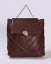 FIG AC APP HANDBAGS, BURGUNDY, FS