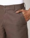 Mock linen chino olive 36