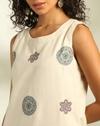 Women Embroidered Shift Dress