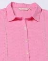 BUTTON DOWN COLLARED DRESS, LT. PINK, XS