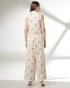 Collared top and pants c, OFF WHITE, XXL