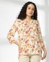 TOPWEAR KURTIS, WHITE, M