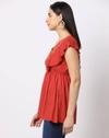 Floral Embroidered V-Neck Tunic
