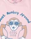 HS TEE SHORTS SET COOL DUDE, PINK, 6-12M