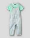 TEXTURED FULLENGTH  DEN, LT. BLUE, 6-12M