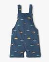 ALLOVER AOP DUN W HS, Dark BLUE, 12-18M