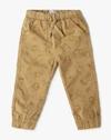 ALLOVER TONAL PRINTE, DARK KHAKI, 18-24M