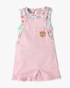 SOLID DUN W PRINTED TEE, PINK, 6-12M