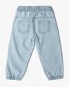 TEDDY BEAR PRINTED JEA, LT. BLUE, 18-24M