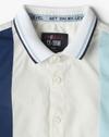 VERTICLE CUT N SEW SHIRT, WHITE, 18-24M