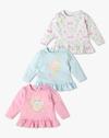 PK OF 3 FS TEE SET, ASSORTED, 18-24M