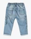 cargo jeans with turn up h, BLUE