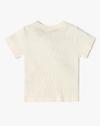 TEE WITH BAG POUCH, OFF WHITE, 6-12M