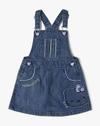 HELLO KITTY DENIM DUNGAREE, BLUE, 18-24M