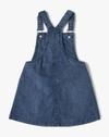 HELLO KITTY DENIM DUNGAREE, BLUE, 18-24M