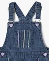 HELLO KITTY DENIM DUNGAREE, BLUE, 18-24M
