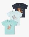 POOH T SHIRT PACK OF 3, ASSORTED, 6-12M