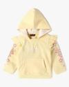 FLOWER HOODIE, LT. YELLOW, 18-24M