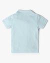 DONALD W BADGE POLO TEE, SKY BLUE, 6-12M