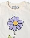 CRAYON FLOWER TSHIRT, WHITE, 18-24M