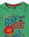 KNIT FS TODBOY BASIC TEE, GREEN, 12-18M