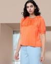 AW22TOP127044901, RED ORANGE, S