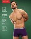 John Players Cotton Trunk, PURPLE, XXL