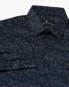 Men Printed Slim Fit Shirt with Patch Pocket