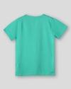POPCORN KNIT CREW NECK C&S T, BLUE, 2-3Y