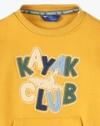 FS Round Sweatshirt with K, YELLOW, 7-8Y